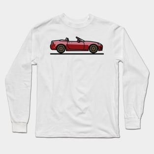 Mazda Miata MX-5 NC (Mk3) Red Gold wheels Long Sleeve T-Shirt